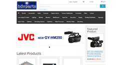 Desktop Screenshot of hdvparts.com